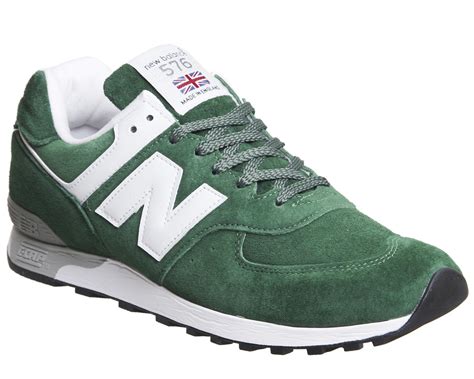 New Balance Suede 576 Trainers in Green for Men - Lyst