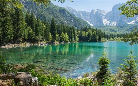 Turquoise lake wallpaper | nature and landscape | Wallpaper Better