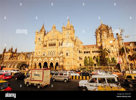 Chhatrapati Shivaji Terminus Railway Station Stock Photo - Alamy