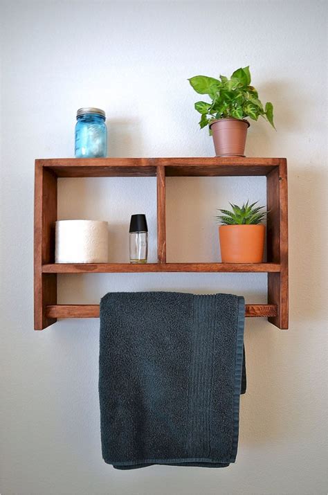 20 Extraordinary Rustic Bathroom Wall Shelves And Organization Ideas - Decor It's | Bathroom ...