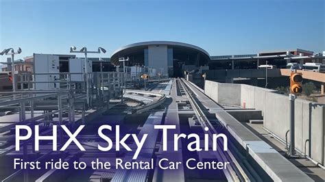 PHX Sky Train first ride to the Phoenix Sky Harbor Rental Car Center ...