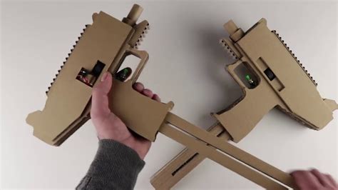 DIY | How To Make Uzi With Cardboard That Shoots | How To Make ...