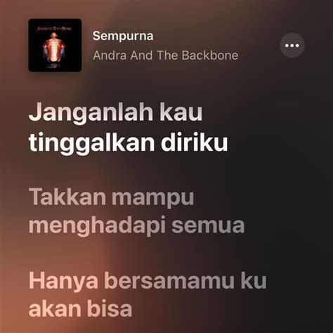 Sempurna in 2022 | Lagu, Lirik lagu, Spotify