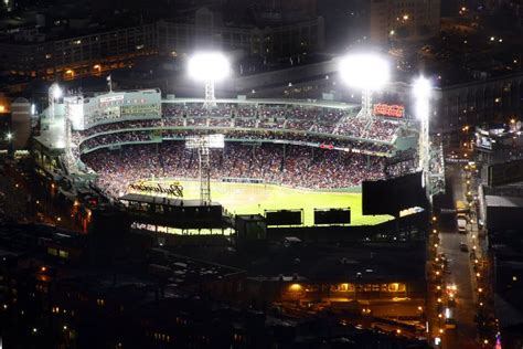 Fenway Park Full View at Night Editorial Stock Image - Image of american, editorial: 5274734