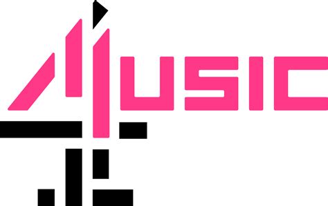 Download 4Music black logo transparent PNG - StickPNG