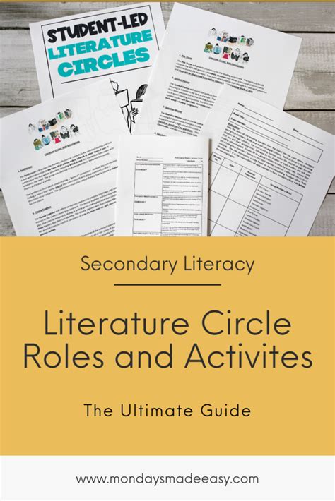 Literature Circle Roles and Activities: The Master Guide