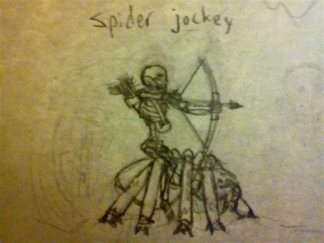 Minecraft Spider Jockey by Boraja on DeviantArt