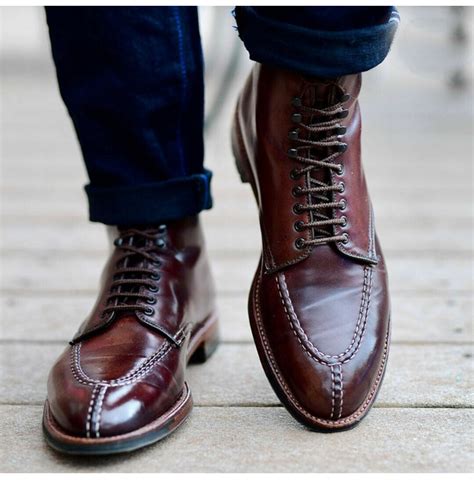 Handmade Men Maroon Lace up Ankle Dress Boots Men | RebelsMarket