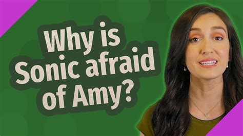 Why is Sonic afraid of Amy? - YouTube