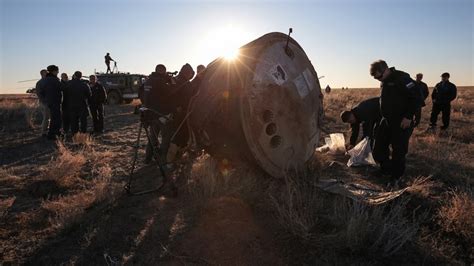 Soyuz Spacecraft Landing