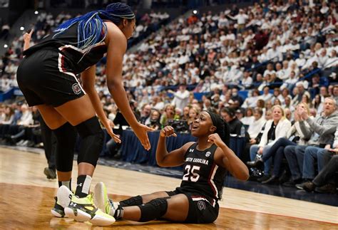 #1 South Carolina women's basketball before the undefeated showdown against #2 LSU - South ...