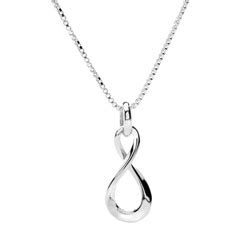 Sterling Silver Infinity Necklace - Silver 54, Ware, Herts