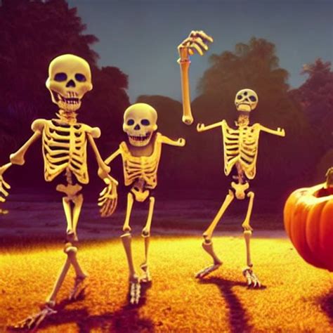 AI Dancing Spooky Skeletons Blank Template - Imgflip