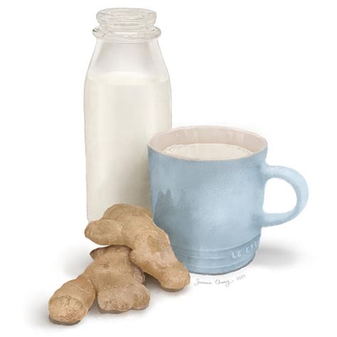 Hot Ginger Milk Recipe