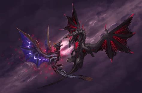 Primordial Malzeno vs. Merphistophelin [Sunbreak X Online] (art by @JunBTacuyan) : r/MonsterHunter