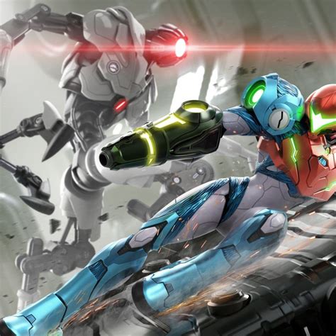 Metroid Dread Amiibo 2 pack Samus and EMMI High material