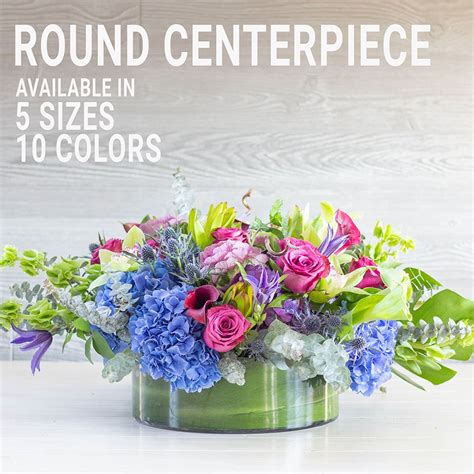 Round Centerpiece Floral Design Style - McArdle's - Floral & Garden Design