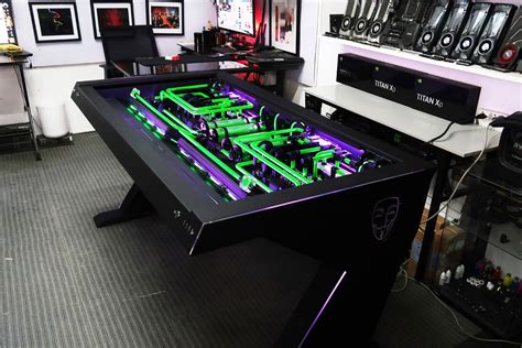 Custom Desk Pc Build #38 "Erebus" X299 and X399 Dual System Desk Build ...