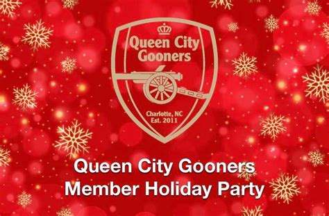 QCG Member Holiday Party - Arsenal v Brighton, Dilworth Neighborhood Grille, Matthews, December ...