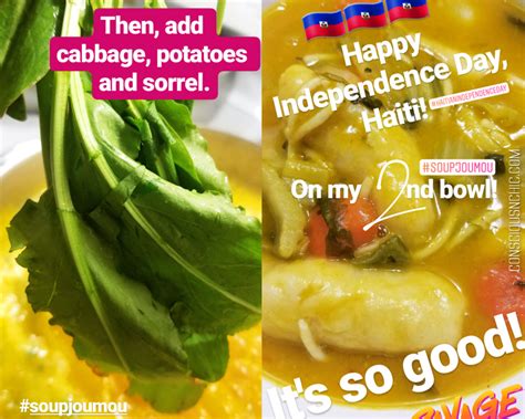 RECIPE: HAITIAN SQUASH SOUP - SOUPE JOUMOU #InstaStory - Conscious & Chic