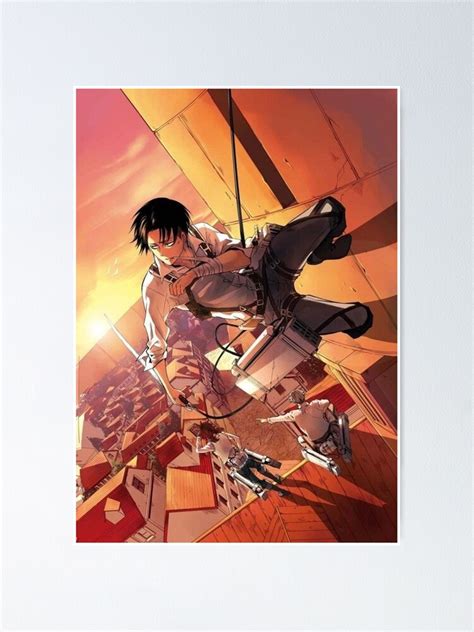 "Attack On Titan Levi" Poster by Marucchi | Redbubble