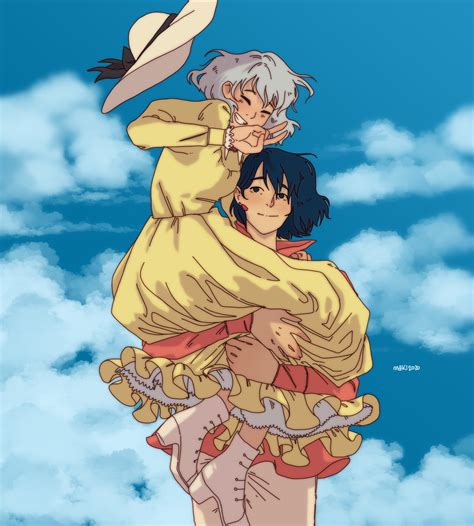 ArtStation - [Howl's Moving Castle] Howl and Sophie