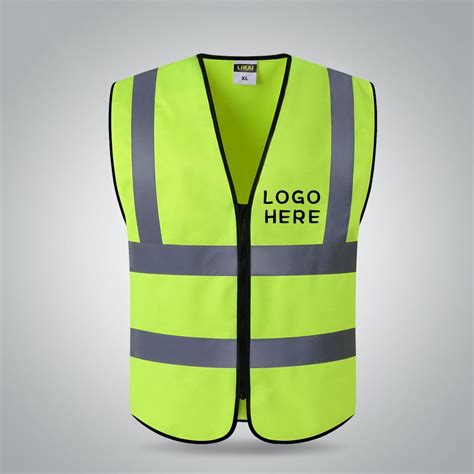 Custom Personalized hi visibility vests, design your own safty vests