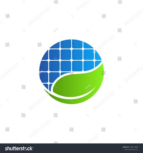 Solar Green Energy Logo Vector Stock Vector (Royalty Free) 1499710886 | Shutterstock