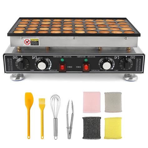 Dyna-Living 50PCS Dutch Pancake Maker 1600W Mini Pancakes Machine ...