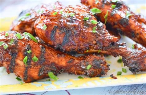 BBQ Chicken Drumsticks with Chipotle-Beer BBQ Sauce Recipe | ChefDeHome.com