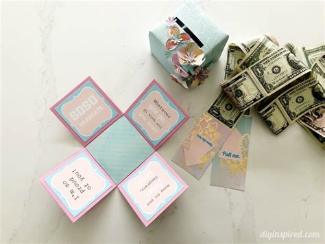 DIY Pop Out Money Gift Box - DIY Inspired