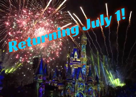 Fireworks Are Coming Back! - Disney Over 50