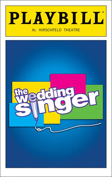 The Wedding Singer (Broadway, Al Hirschfeld Theatre, 2006) | Playbill