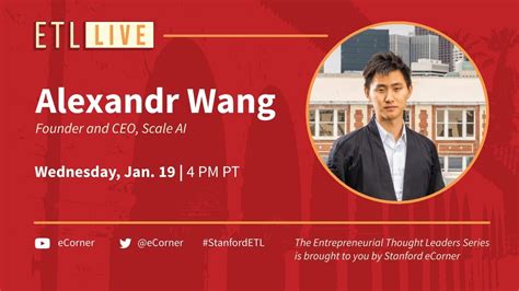 ETL Speaker Series: Alexandr Wang, Scale AI - YouTube