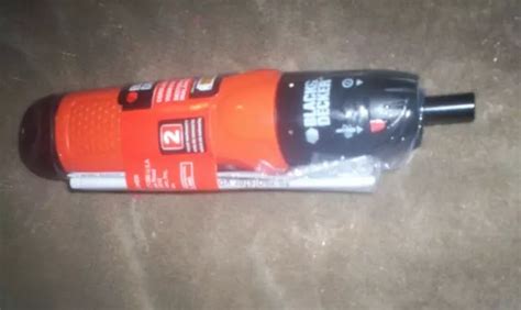 BLACK+DECKER CORDLESS SCREWDRIVER - NEW $15.00 - PicClick