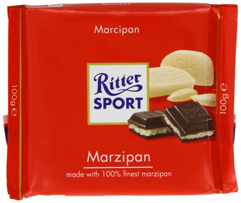 Ritter Sport Marzipan Chocolate Bar 100 g (Pack of 5)- Buy Online in United Arab Emirates at ...