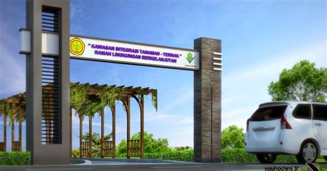 lebony arsitek, studio arsitek, 3d visualizer, desain, semarang, arsitek semarang | Entrance ...