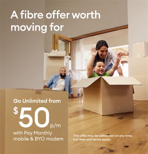 Fibre broadband plans worth moving for. One NZ.