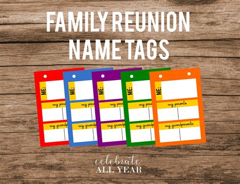 Family Reunion Name Tags - Etsy Australia