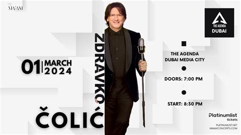 Zdravko Colic – Dubai – 01.03.2024 – Maam Events & Concerts