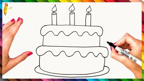 animated birthday cake drawing - Shelby Lattimore