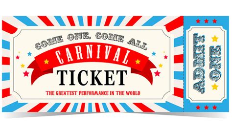 Vintage Carnival Tickets