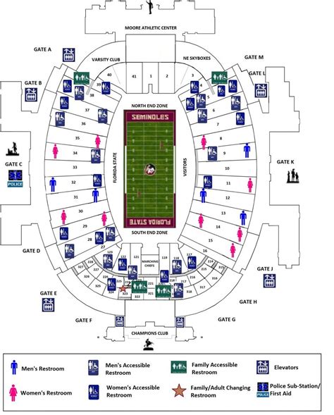 Doak Campbell Stadium Seating Chart With Seat Numbers | Cabinets Matttroy