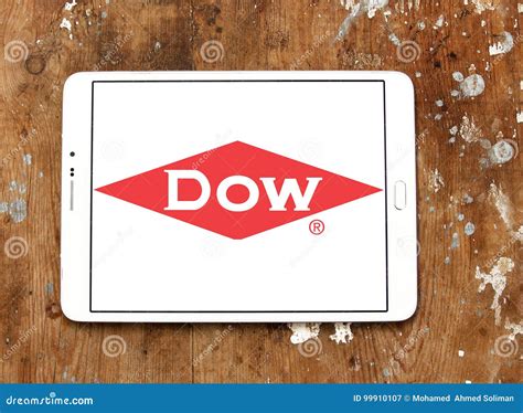 Dow Chemical Company logo editorial photography. Image of editorial ...