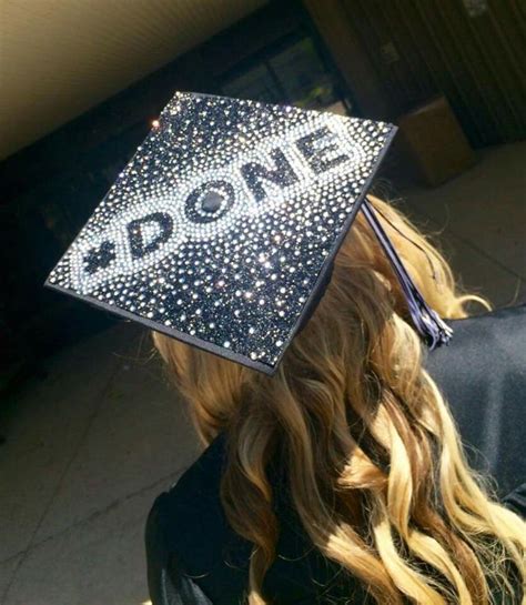 Graduation cap decoration, Graduation cap, Rhinestone graduation cap