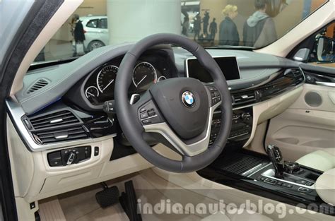 BMW X5 xDrive40e plug-in hybrid interior at IAA 2015