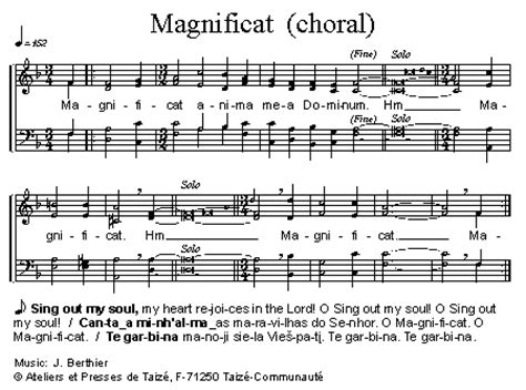 Cantus Mundi: Magnificat Choral (Taizé)