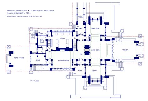 Darwin Martin House Floor Plan - House Decor Concept Ideas