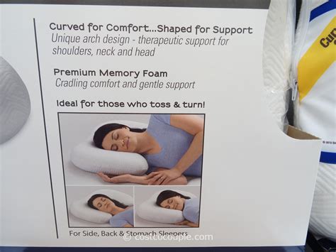 Novaform Memory Foam Comfort Curve Pillow