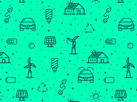 Sustainable Energy Pattern by Alex Kunchevsky for OUTLΛNE on Dribbble Sustainable Energy ...